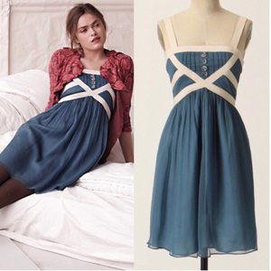 Anthropologie Burlapp Skyfall Dress 4 *